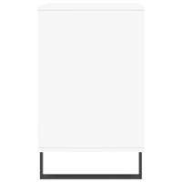 Schoenenkast 102x36x60 cm bewerkt hout hoogglans wit - thumbnail