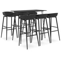 7-delige Barset zwart - thumbnail