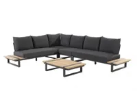 Country loungeset groot met koffietafel - thumbnail