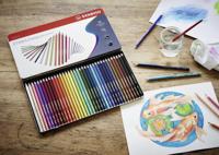 STABILO aquacolor - aquarel kleurpotlood - metalen set 36 st. - thumbnail