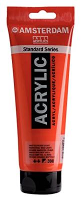 Royal Talens Amsterdam Standard Series Acrylverf Tube 250 ml - Naftolrood Licht 398
