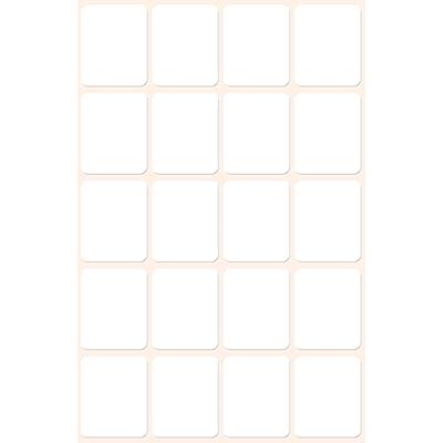 Etiket az 3043 22x18mm wit 120stuks