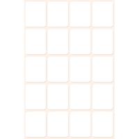 Etiket az 3043 22x18mm wit 120stuks - thumbnail