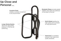 SILCA bidonhouder "sicuro titanium" bot.cage sicuro titanium black - thumbnail