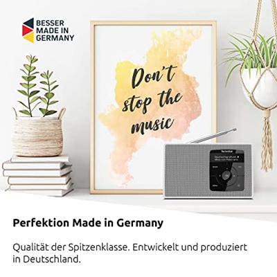 TechniSat DIGITRADIO 2 Radio DAB+, VHF (FM) DAB+, FM, Bluetooth Wekfunctie Wit