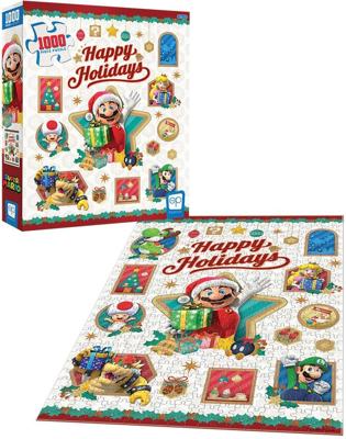 Super Mario - Happy Holidays Puzzle (1000pcs)