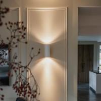 QAZQA Design wandlamp wit rond - Sab - thumbnail