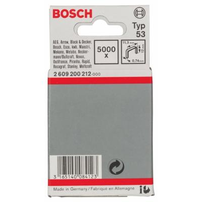 Bosch Accessoires Niet met fijne draad type 53 11,4 x 0,74 x 12 mm 5000st - 2609200212 - thumbnail
