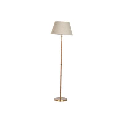 Vloerlamp Home ESPRIT Beige Gouden Natuurlijk 50 W 220 V 42 x 42 x 154 cm