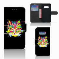 Samsung Galaxy S10e Leuk Hoesje Cat Color - thumbnail