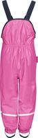 Playshoes regenbroek bretels fleece gevoerd Uni Fuchsia-116 - thumbnail
