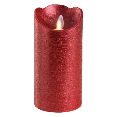 Led kaars wax vlam verlichting 15 cm kerstrood Led kaars wax vlam verlichting 15 cm kerstrood