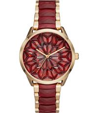 Horlogeband Michael Kors MK6524 Staal Rood 20mm