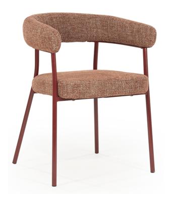 By-Boo Eetkamerstoel 'Yovi' kleur Burgundy