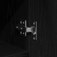 Tv-meubel 150x30x50 cm bewerkt hout zwart eikenkleurig - thumbnail