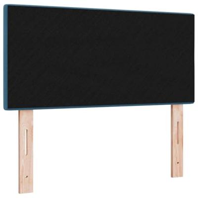 Hoofdbord met LED -striplichten Verstelbaar Blauw 90 cm Fluweel - thumbnail