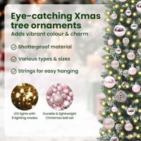 VidaXL Kunstmatige slanke kerstboom met 150 led groen en wit 120 cm - thumbnail