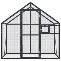 Volire 179x100x185 m aluminium antracietkleurig - thumbnail