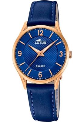 Horlogeband Lotus 18407-B Leder Blauw 15mm Horlogeband Lotus 18407-B Leder Blauw 15mm