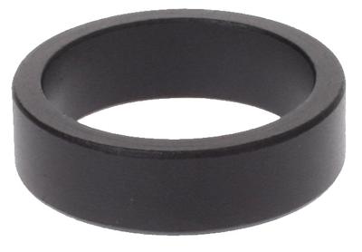 VWP balhoofdtussenring spacer alu 10mm 1" zwart p/5
