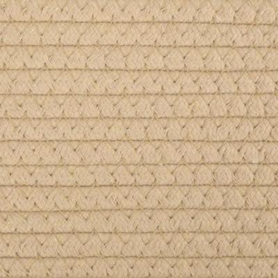 VidaXL Wasmand ø 60x36 cm katoen beige en wit