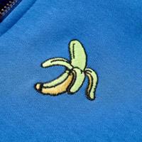 Kindervest met capuchon en rits 92 blauw - thumbnail