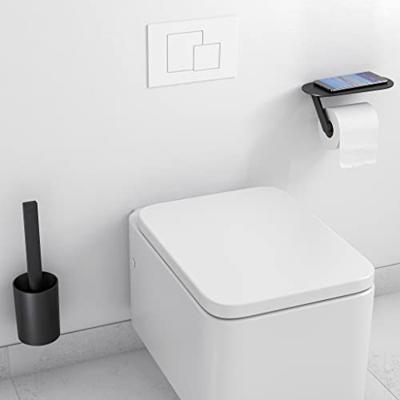 Bundelset Toilet HansGrohe WallStoris Mat Zwart
