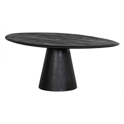 WOOOD Organische Salontafel 'Posture' Mangohout, 120 x 80cm, kleur Zwart