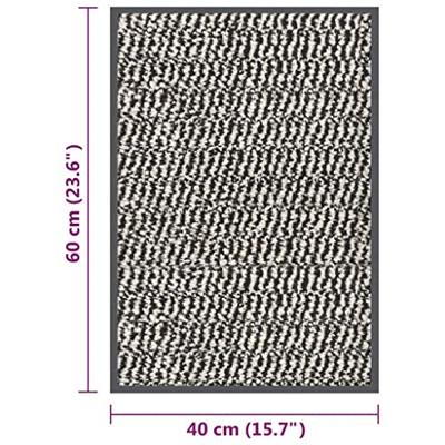 VidaXL Deurmat getuft 40x60 cm lichtbruin VidaXL Deurmat getuft 40x60 cm lichtbruin