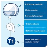 Tork ToiletpapiErdispenser | H360xB437xD133ca.mm | 1 stuk - 554000 554000 - thumbnail