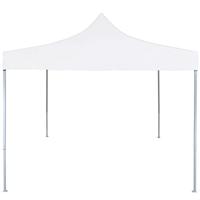 Partytent professioneel inklapbaar 2x2 m staal wit - thumbnail