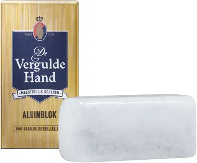 Vergulde hand De Vergulde Hand Aluin Scheerzeep Blok - 75 gram
