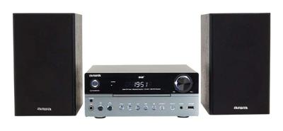 Aiwa MSBTU-700DAB home audio systeem Home audio-microsysteem 25 W Arctisch blauw, Zwart