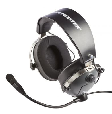 Thrustmaster Headset Over Ear headset Kabel Stereo Grijs, Metallic Volumeregeling, Microfoon uitschakelbaar (mute) Gamen - thumbnail