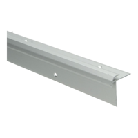 Küberit - Inschuif trapneusprofiel 835 tot 5,5mm PVC zilver - 250 cm - thumbnail