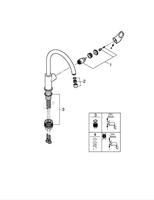 Mengkraan Grohe Metaal Blik Nikkel Plastic - thumbnail