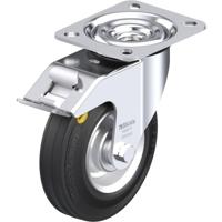 Blickle L-RD 125R-FI Zwenkwiel met rem Wieldiameter: 125 mm Draagvermogen (max.): 120 kg 1 stuk(s) - thumbnail