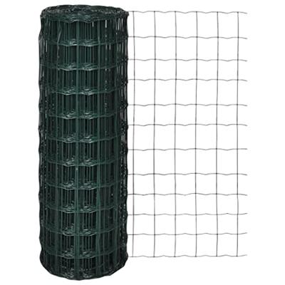 VidaXL Euro hek 10x0,8 m staal groen VidaXL Euro hek 10x0,8 m staal groen
