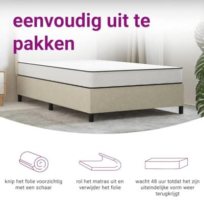 Binnenveringmatras middelhard 120x200 cm