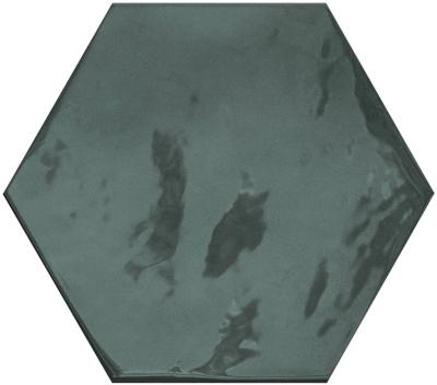 Wandtegel hexagon groen Terratinta Hexa 17x15cm green echo glans gerectificeerd