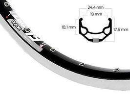 Ryde Velg 28 zac19r 36g/14 zwart