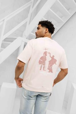 Project X Paris Antic Love T-Shirt Heren Lichtroze - Maat S - Kleur: Lichtroze | Soccerfanshop Project X Paris Antic Love T-Shirt Heren Lichtroze - Maat S - Kleur: Lichtroze | Soccerfanshop