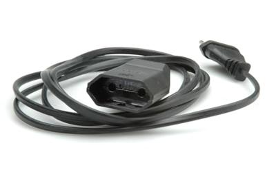 Bachmann 233.186 Stroom Verlengkabel 2.5 A Zwart 5.00 m H03VVH2-F 2X 0,75 mm²