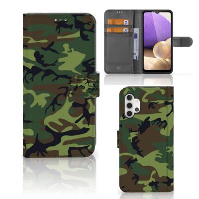 Samsung Galaxy A32 4G | Telefoon Hoesje | Army Dark Samsung Galaxy A32 4G | Telefoon Hoesje | Army Dark
