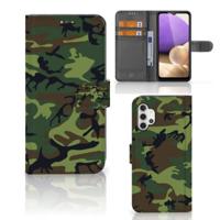 Samsung Galaxy A32 4G | Telefoon Hoesje | Army Dark - thumbnail