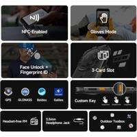 Smartphone Ulefone RUGKING Unisoc 8 GB RAM 256 GB Zwart - thumbnail