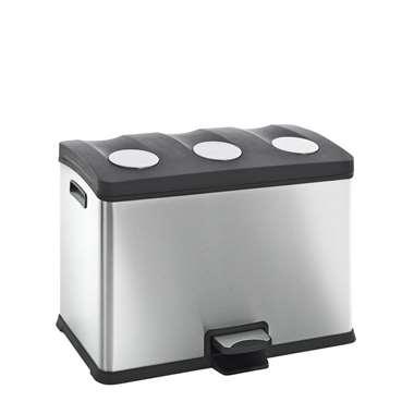 EKO pedaalemmer rejoice 3x12 l matzilverkleurig