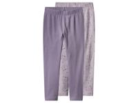 lupilu 2 Kinder leggings (Lila/violet, 98/104) - thumbnail