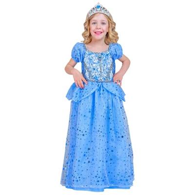Prinses-Fee blauw kostuum