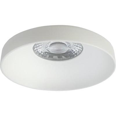 Ronde GU10 Inbouwspot Armatuur - Wit Aluminium - Ø82mm